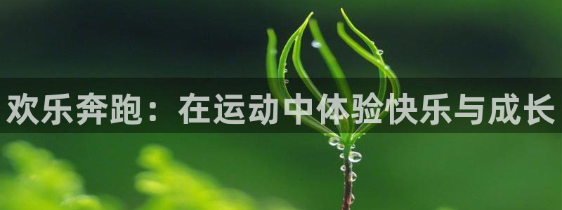 谈球吧体育官网：欢乐奔跑：在运动中体验快乐与成长