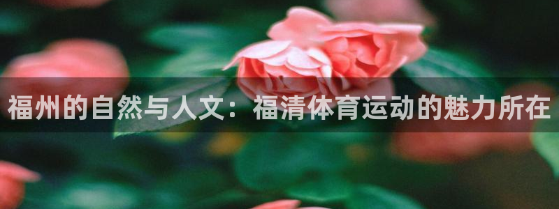 福州的自然与人文：福清体育运动的魅力所在
